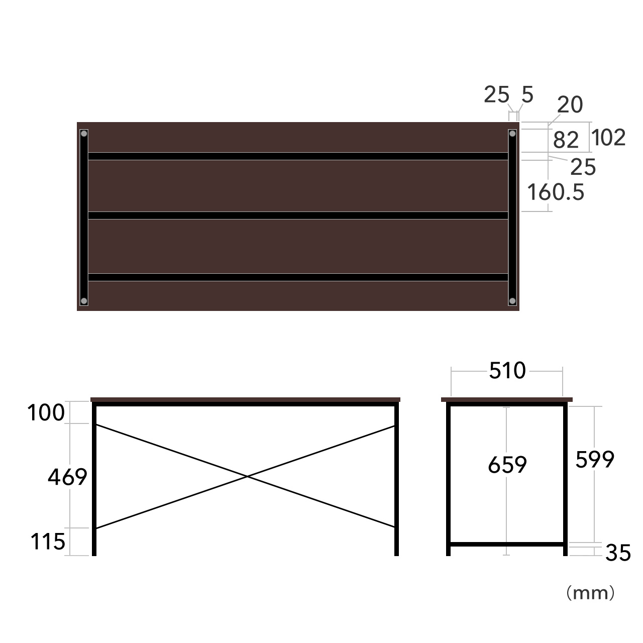 VvfXN [NfXN j^[A[Ή 140cm s60cm zCg IObY 100-DESKF005