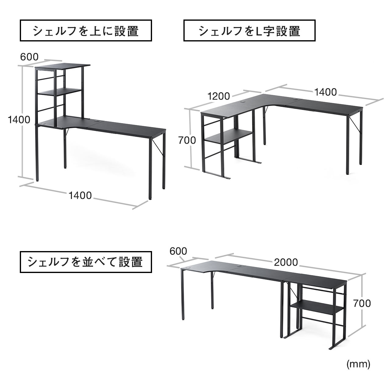 yrWlXZ[z[140]LfXN s40cm RpNg X R[i[fXN [ Q[ j^[A[ ubN 100-DESKH038BK