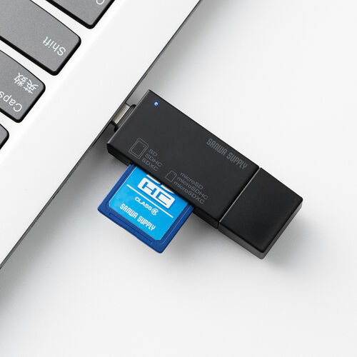 SDJ[h[_[ microSDJ[h USB A USB Type-CRlN^ AndroidX}z ^ubg Mac Windows 400-ADR329BK