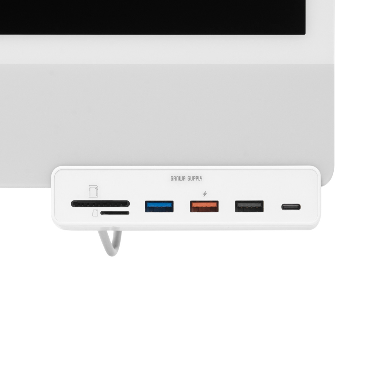 24C`iMacp USBnu Nvnu USB A~3 USB-C~1 SD/microSDJ[h[_[ HDMIo 400-ADR330W