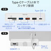 24C`iMacp USBnu Nvnu USB A~3 USB-C~1 SD/microSDJ[h[_[ HDMIo 400-ADR330W
