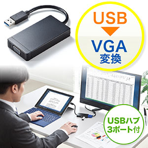 USB3.0 hbLOXe[V oC^Cv QWXGA(2048~1152)Ή 4in1 VGA USB3.0~3 e[N [g ݑΖ