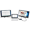 USB3.0 hbLOXe[V oC^Cv QWXGA(2048~1152)Ή 4in1 HDMI VGA LAN USB3.0 e[N [g ݑΖ 400-HUB031