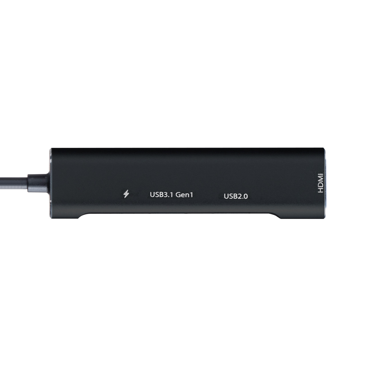 USB Type-C hbLOXe[V oC^Cv PD/60WΉ 4KΉ 4in1 HDMI Type-C OP[u P[u1m 400-HUB086LBK