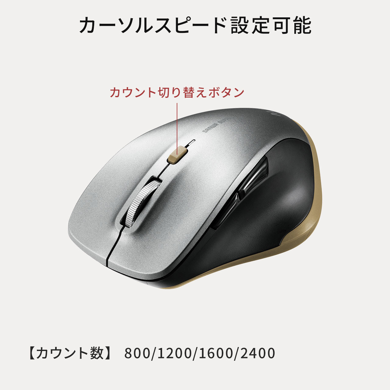 CX}EX USB Type-CڑV[o[ ^ 5{^ A~zC[ É{^ u[LEDZT[ ubN 400-MAWC159BK
