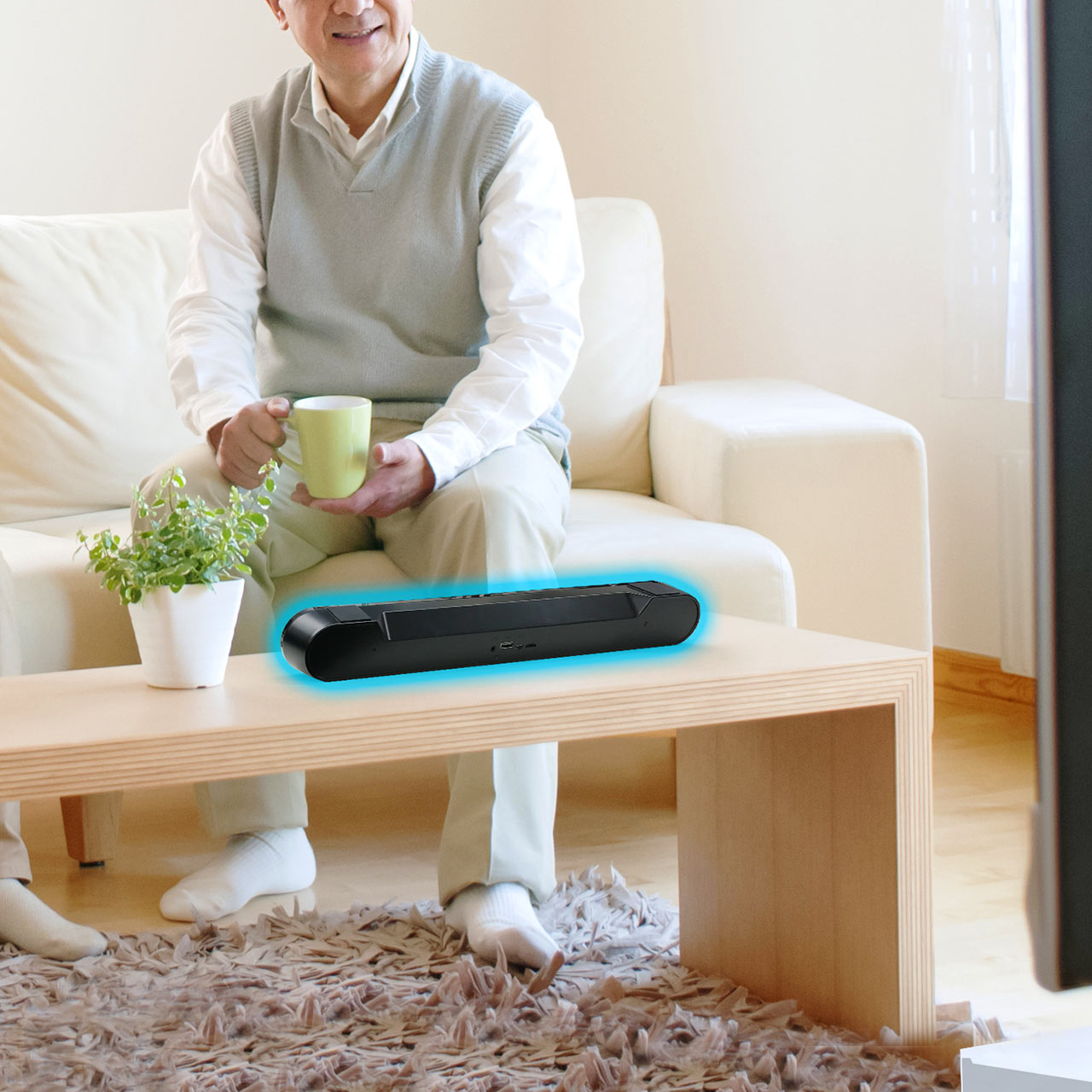 TEho[ 20W 45cm obe[ erXs[J[ o[Xs[J[ VA^[o[ z[VA^[ Bluetooth 3.5mm microSD USB 400-SP092