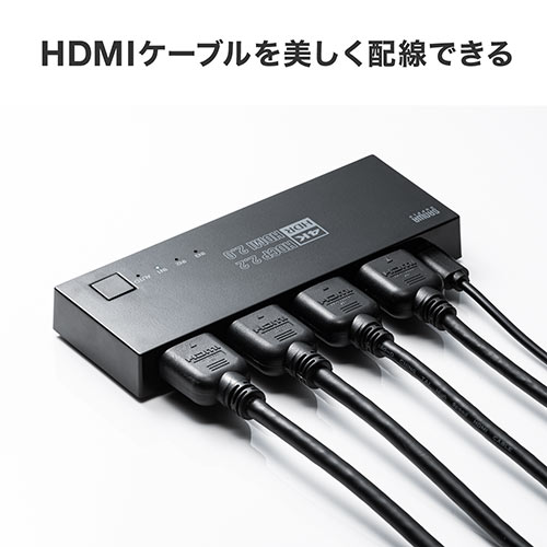 HDMIؑ֊ 31o 4K/60Hz HDRΉ HDCP2.2 /蓮؂ւ }OlbgV[gt HDMIZN^[ PS5Ή 400-SW035