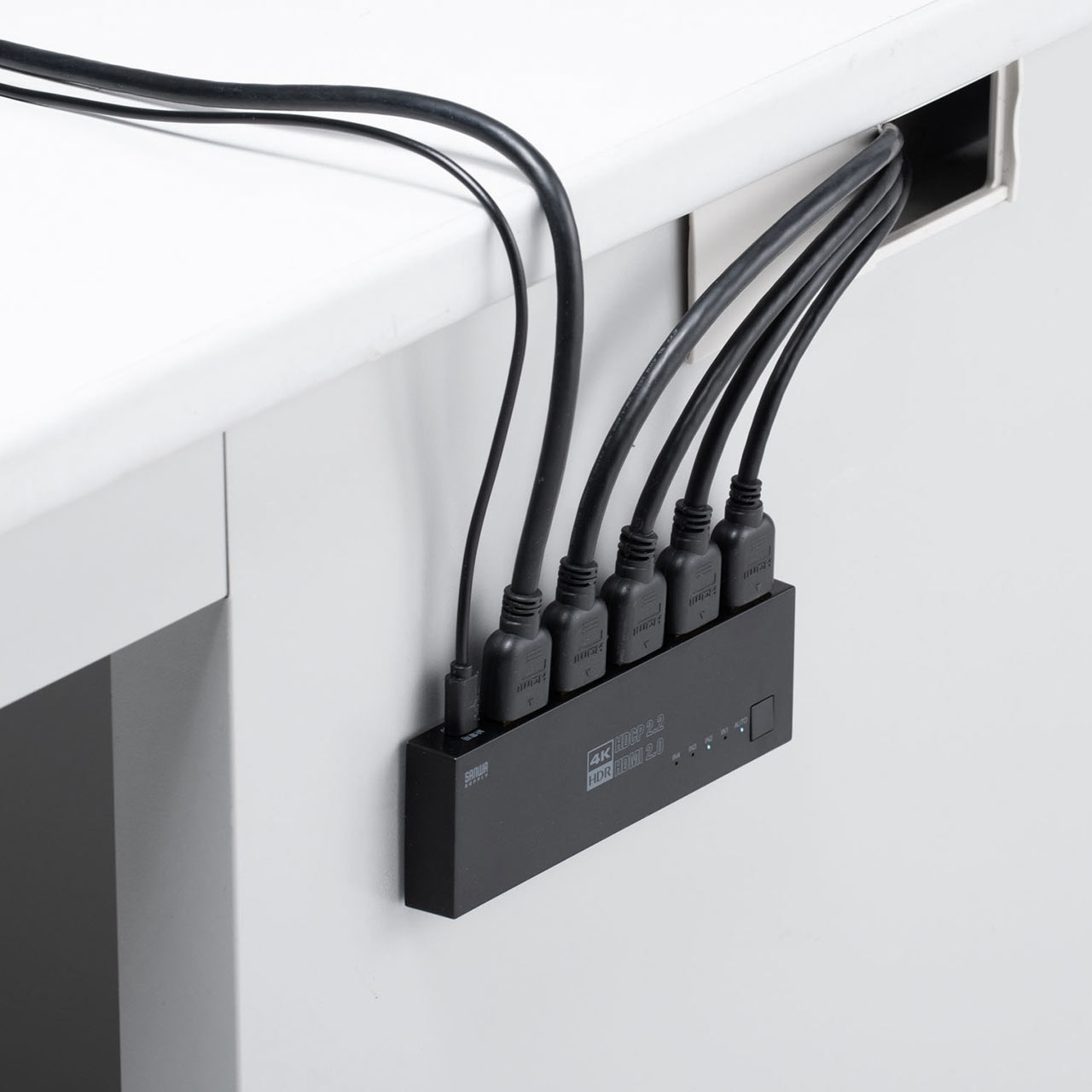 HDMIؑ֊ 41o 4K/60Hz HDRΉ /蓮؂ւ Œp}Olbg HDMIZN^[ PS5Ή 400-SW036