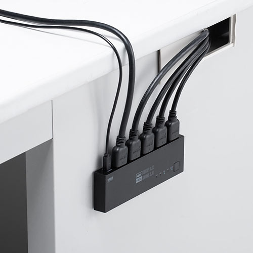 HDMIؑ֊ 41o 4K/60Hz HDRΉ /蓮؂ւ Œp}Olbg HDMIZN^[ PS5Ή 400-SW036