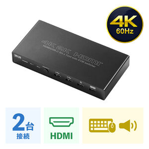 USB Type-C/HDMI p\Rؑ֊ 2ؑ KVMXCb` hbLOXe[V USB PDΉ USBL[{[h USB}EX