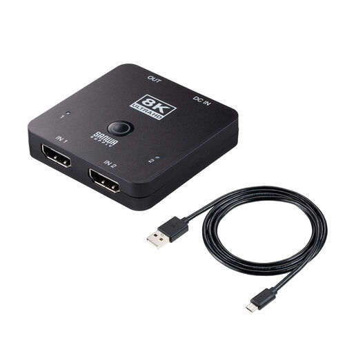 HDMIؑ֊ 21o 4K/120Hz HDRΉ HDCP2.3 /蓮؂ւ HDMIZN^[ PS5mFς 400-SW040