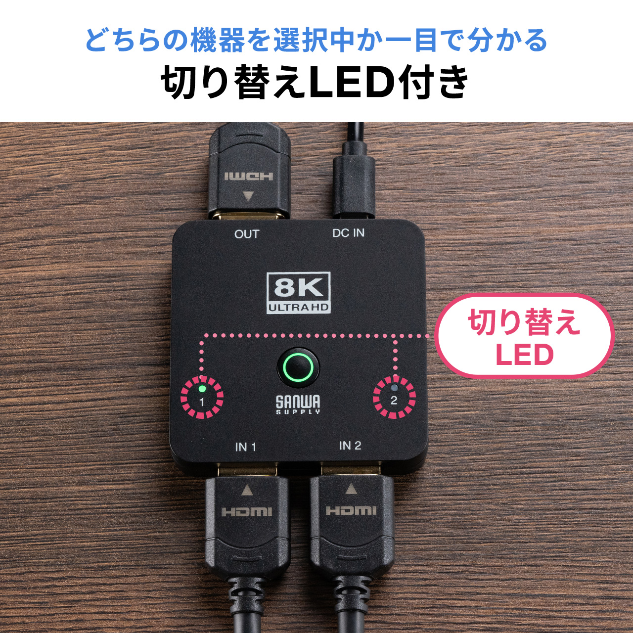 HDMIؑ֊ 21o 4K/120Hz HDRΉ HDCP2.3 /蓮؂ւ HDMIZN^[ PS5mFς 400-SW040