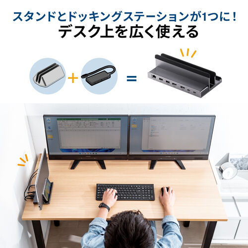 hbLOXe[V Type-Cڑ HDMI2|[g X^h^ NVF m[gp\RX^hΉ 4K/60Hz PD100W LLANΉ 400-VGA018