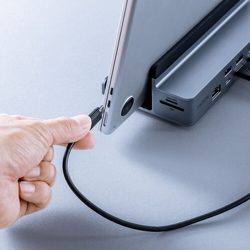 yVi|Cg10{zUSB-C hbLOXe[V 12in1 X^h^ 2 HDMI2|[g NVF 4K/60Hz PD100W LLAN 3.5o J[h[_[ 400-VGA029