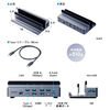 yVi|Cg10{zUSB-C hbLOXe[V 12in1 X^h^ 2 HDMI2|[g NVF 4K/60Hz PD100W LLAN 3.5o J[h[_[ 400-VGA029