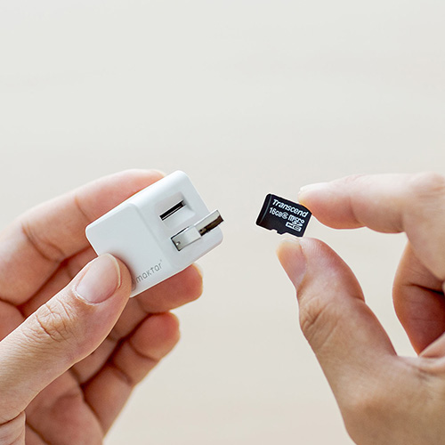 yTS64GUSDU1tz Qubii zCg microSDJ[h 64GB Zbg 402-ADRIP010W64