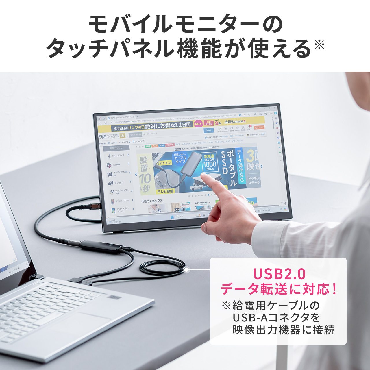 yVi|Cg10{zHDMI to USB-C ϊA_v^ 4K/60Hz P[u20cm AROX oCj^[ Xreal Air 2 Pro Ή Type-C ϊ 500-KC048
