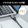 USB Type-C LANϊP[u 5m JeS6 1Gbps MKrbg C to LAN MACAhXpXX[Ή rfIʘb Q[ 500-LAN6KC05