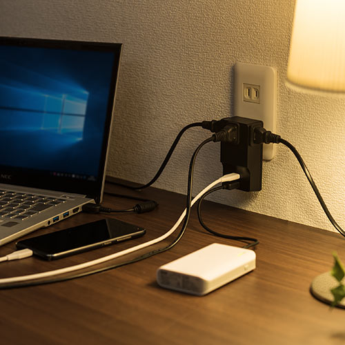 RZg^bvtUSB[diAC3|[gEUSB Type CځEʋ@\Eő升v5.1AEubNj +Type CP[u(USB2.0E1m) 702-AC018SET10
