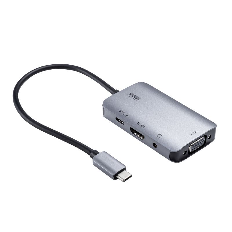 USB Type C-HDMI/VGAϊA_v^i4K/30Hz/PDΉj AD-ALCHV02