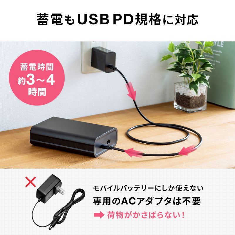 yrWlXZ[zoCobe[ Type-C e 20000mAh 72Wh PD60W m[gp\R USB[d s@݉ s PSEKi BTL-RDC24