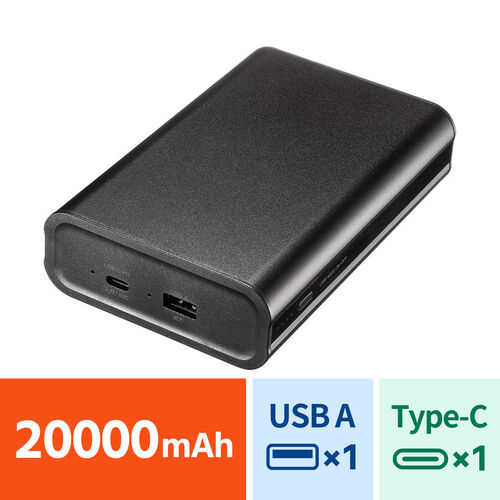 yrWlXZ[zoCobe[ Type-C e 20000mAh 72Wh PD60W m[gp\R USB[d s@݉ s PSEKi BTL-RDC24