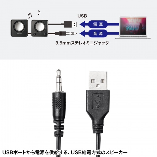 USBd PCXs[J[ 6Wo 3.5mmvOڑ pbVuWG[^[ ^TCY MM-SPL23UBK