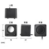 USBd PCXs[J[ 6Wo 3.5mmvOڑ pbVuWG[^[ ^TCY MM-SPL23UBK
