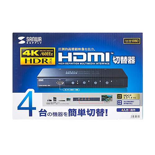 HDMIؑ֊ 41o 4K/60Hz HDRΉ PS5Ή SW-HDR41H