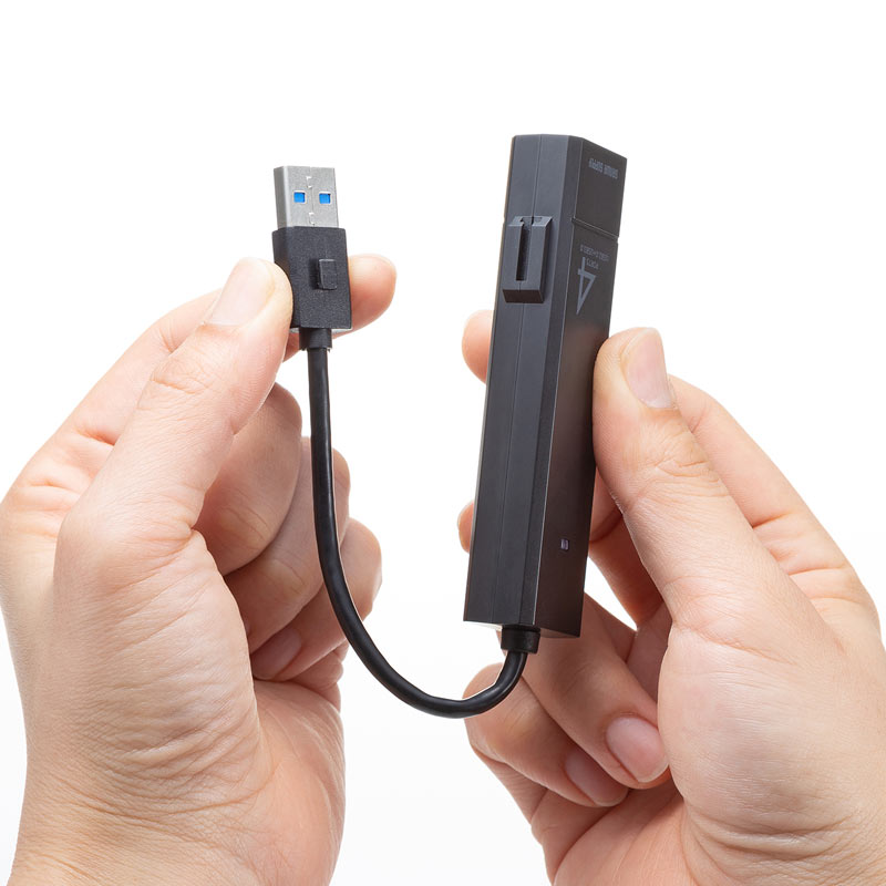 USBnu(R{EUSB3.1Gen1~1|[gEUSB2.0~3|[gEoXp[EubN) USB-3H421BK