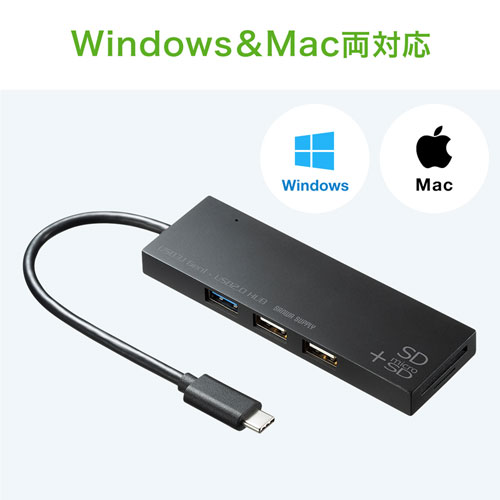 USB Type CR{nu iJ[h[_[tE3|[gEzCg) USB-3TCHC16W
