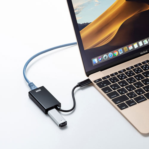 USB3.2 TypeC-LANϊA_v^iUSBnu|[gtEubNj USB-CVLAN4BKN