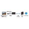 USB3.2 TypeC-LANϊA_v^iUSBnu|[gtEubNj USB-CVLAN4BKN