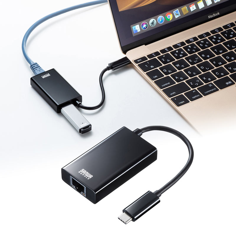 USB3.2 TypeC-LANϊA_v^iUSBnu|[gtEubNj USB-CVLAN4BKN