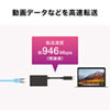 USB3.2 TypeC-LANϊA_v^iUSBnu|[gtEubNj USB-CVLAN4BKN