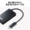 USB3.2 TypeC-LANϊA_v^iUSBnu|[gtEubNj USB-CVLAN4BKN